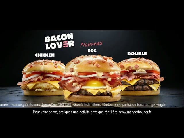 Pub Bacon Lover Burger King 2019