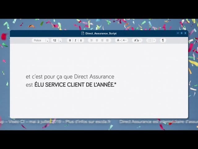 Pub Direct Assurance decembre 2019