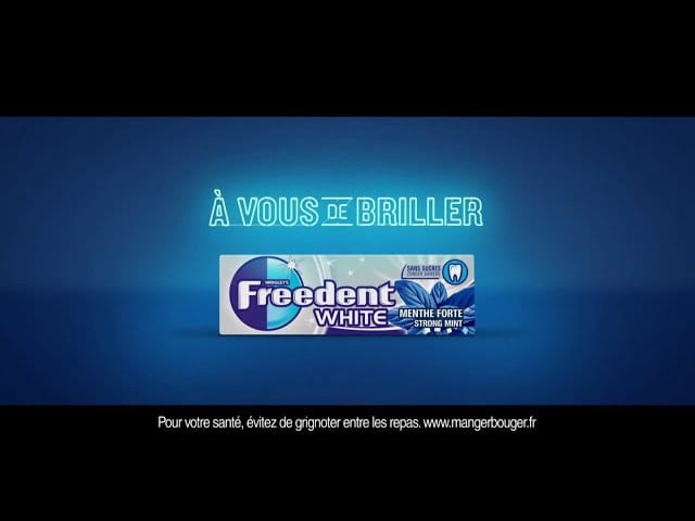 Pub Freedent White decembre 2019