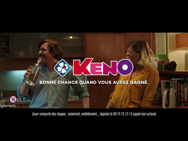 Pub Keno Fdj – 2 millions Cash ou 100000€ par an à vie? octobre 2020