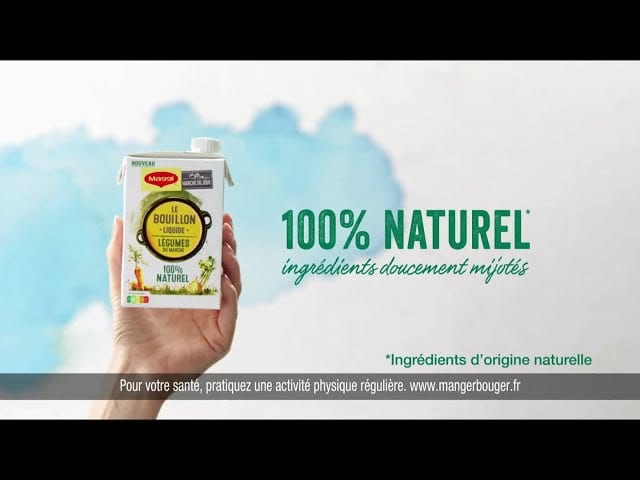 Pub Maggi Bouillon liquide légumes du marché octobre 2020