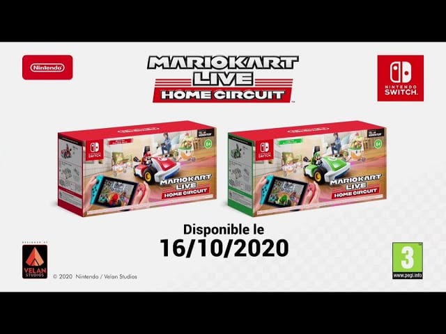 Pub Mario Kart Live Home Circuit Nintendo Switch octobre 2020