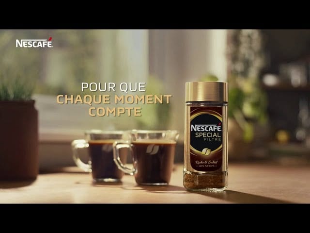 Pub Nescafé spécial filtre octobre 2020
