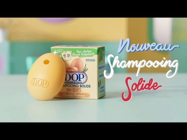 Pub Nouveau Shampoing Solide aux œufs DOP octobre 2020