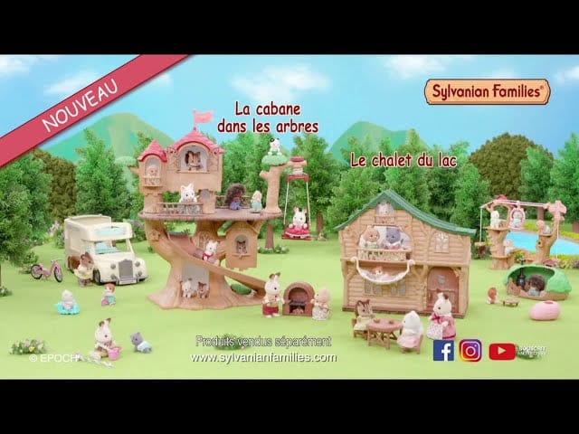 Pub Sylvanian Families – cabane dans les arbres et chalet du lac septembre 2020