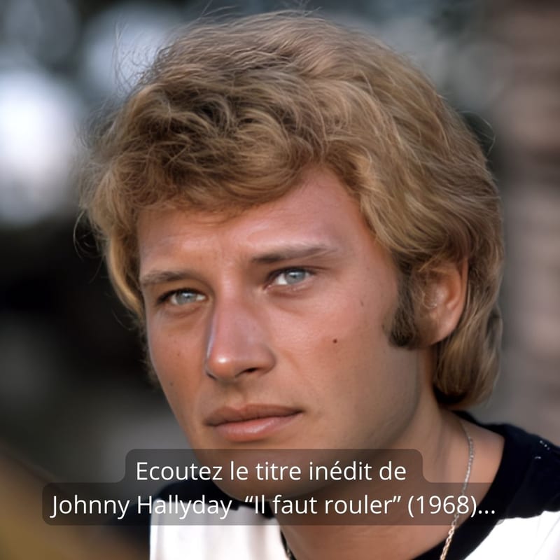 Découvrez “Il faut rouler” un titre inédit de Johnny Hallyday datant de 1968…