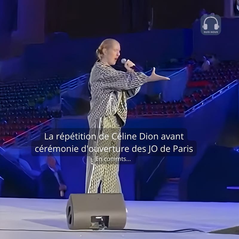 Découvrez la répétition de Céline Dion avant la cérémonie d’ouverture des JO de Paris…