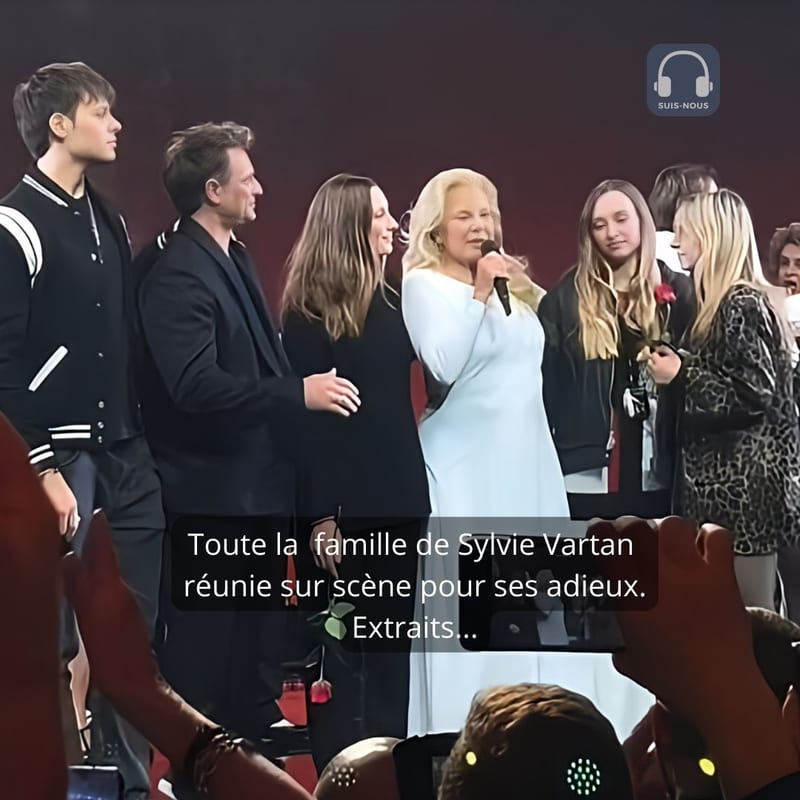 Dimanche 26 janvier, Sylvie Vartan a fait ses adieux définitifs avec toute sa famille réunie autour d’elle sur scène…