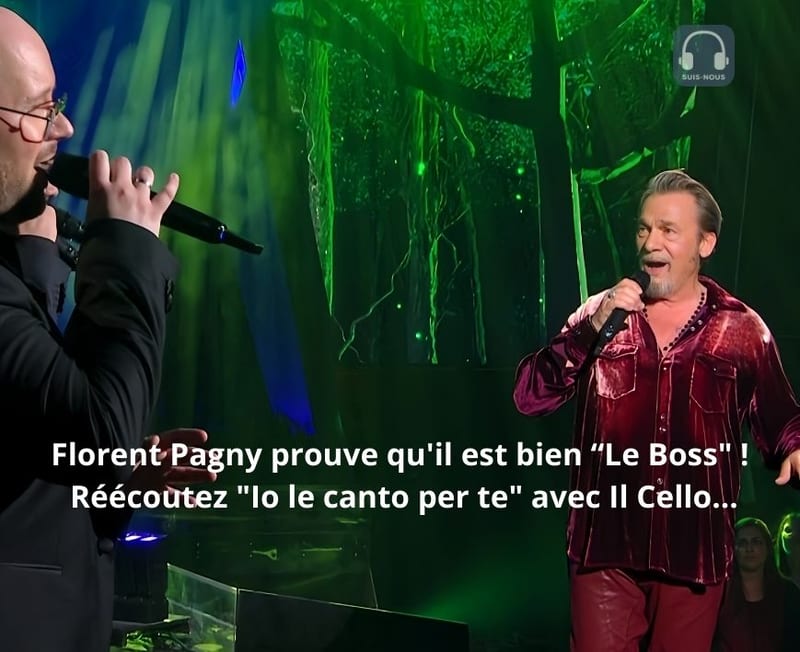 The Voice : Florent Pagny prouve qu’il mérite bien son surnom de “Boss” ! Réécoutez “Io le canto per te” avec Il Cello…