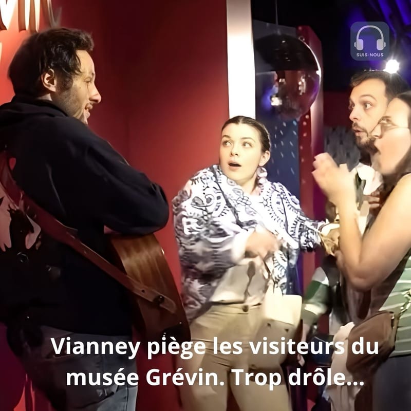 Trop drôle ! Quelques jours après l’inauguration de sa statue, Vianney piège les visiteurs du musée Grévin…