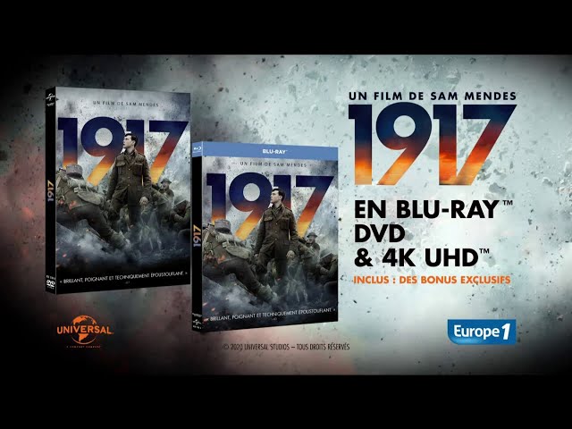 Pub 1917 Blu-ray DVD & 4K UHD - 1917 blu ray dvd 4k uhd