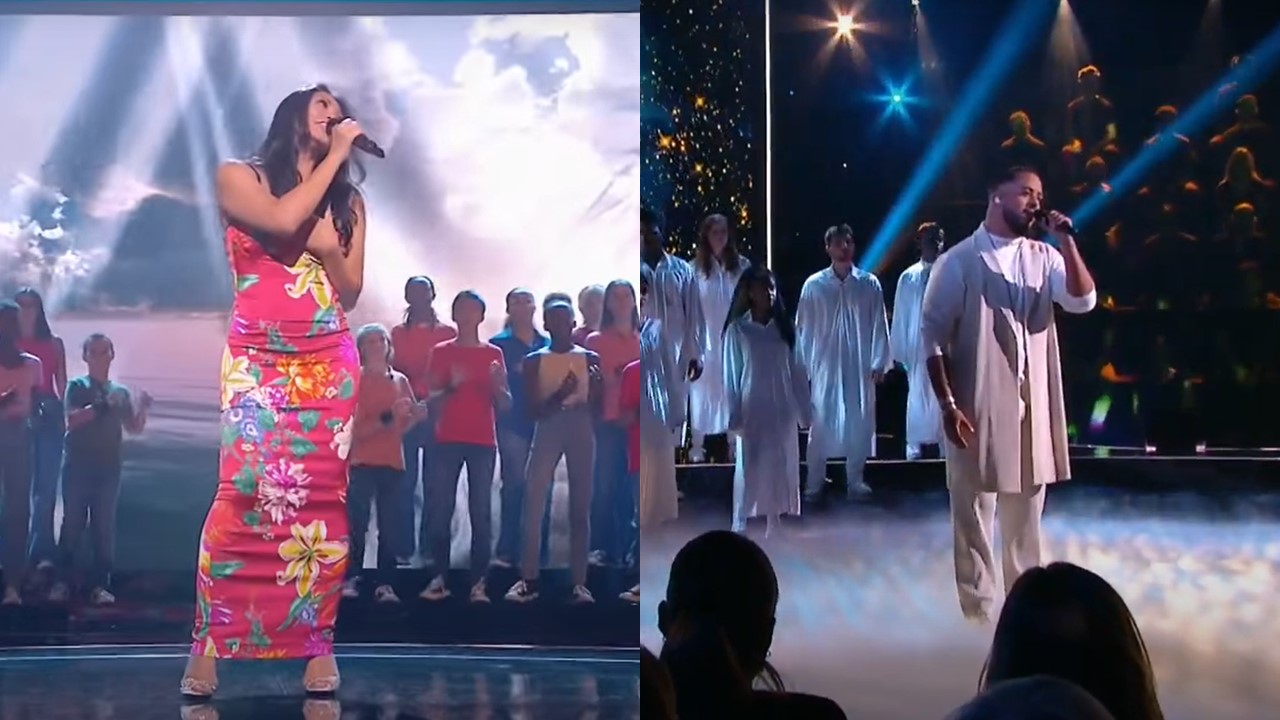 300 Chœurs : Réécoutez l&rsquo; interprétation de Slimane et celle de Anggun…