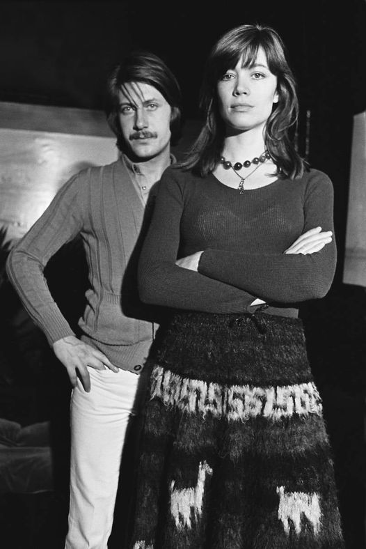 Jacques Dutronc et Françoise Hardy photographiés par Giancarlo Botti en 1973 - 343599913 899137917828495 1844895748360455499 n