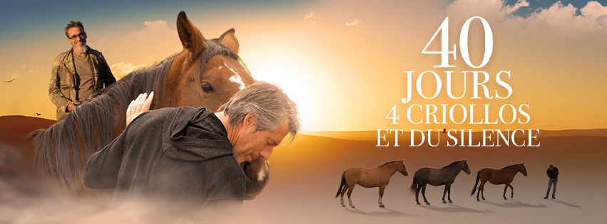Florent Pagny a participé à un documentaire sur les chevaux sauvages de Patagonie. Bande Annonce... - 40jours fb