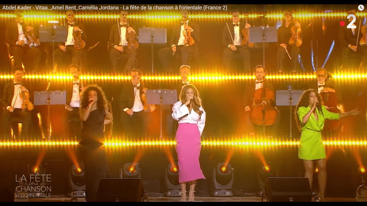 « Abdel Kader » chantée par Vitaa, Amel Bent et Camélia Jordana.