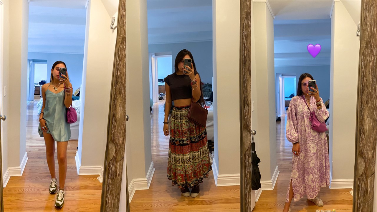 Les mille et une tenues de Ael 23 ans, la fille de Florent Pagny !