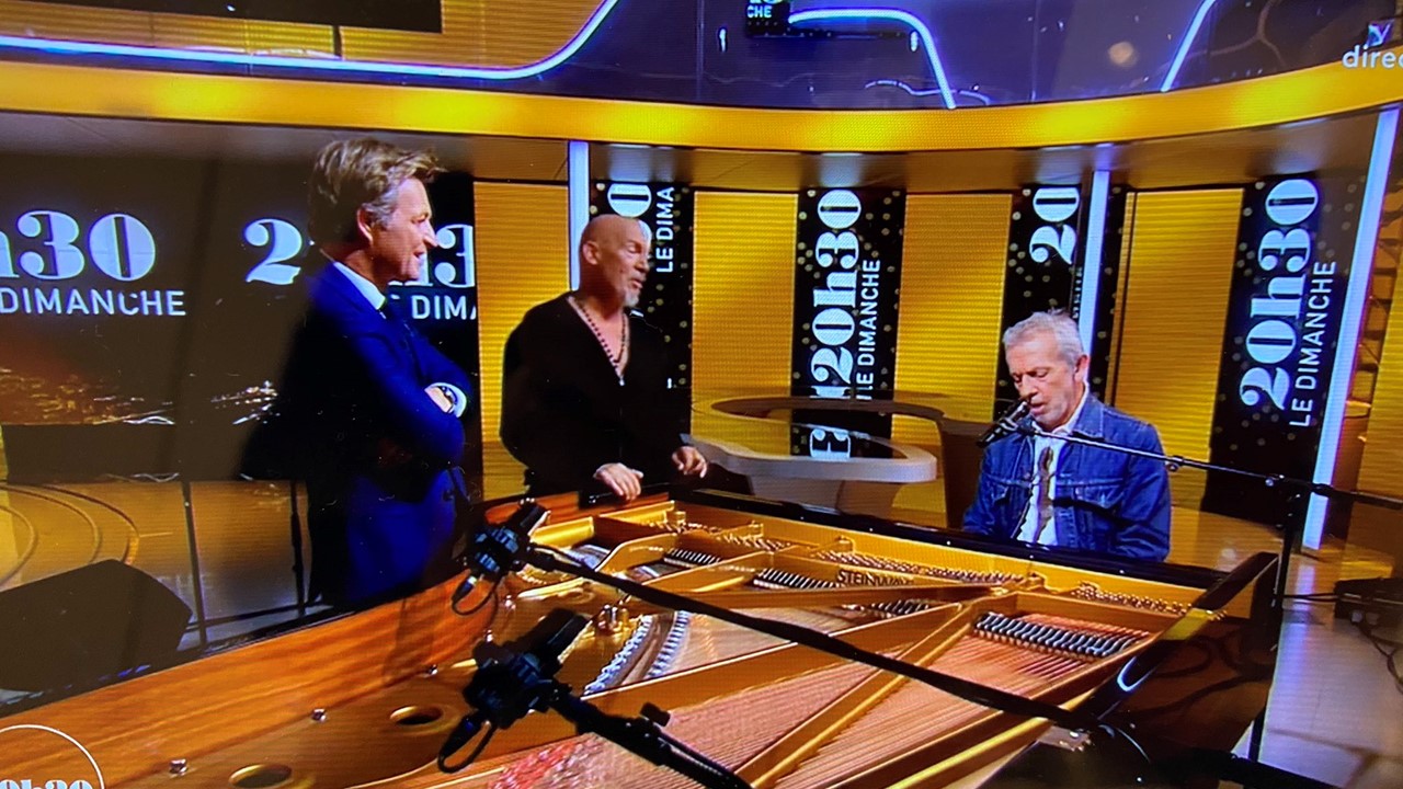 La surprise d&rsquo;Alain Lanty à Florent Pagny. Un peu embarrassé, il chante « Comme d&rsquo;habitude »