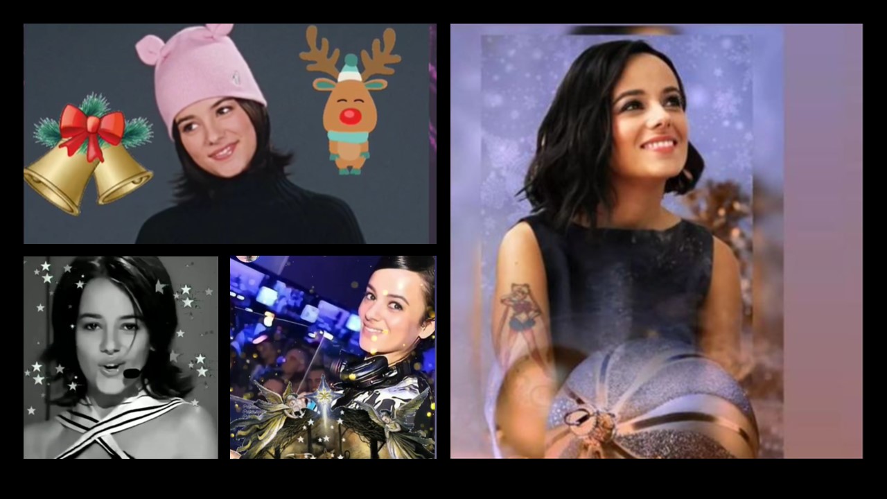 Alizée nous présente son magnifique sapin et sa superbe table de Noël