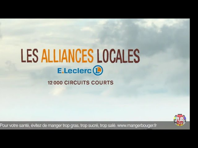 Pub Alliances locales E.Leclerc 12000 circuits courts janvier 2022 - alliances locales eleclerc 12000 circuits courts