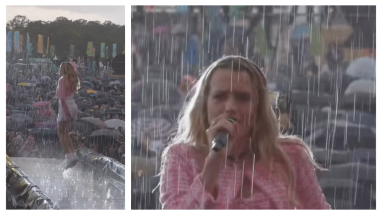 Festival We Love Green à Paris : Angèle continue à chanter sous un déluge ! Formidable ! - angrele
