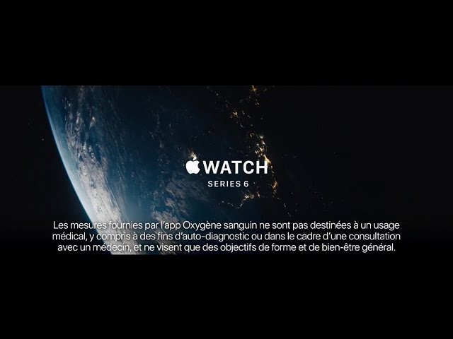 Pub Apple Watch series 6 septembre 2020 - apple watch series 6