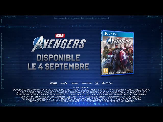 Pub Avengers PS4 septembre 2020 - avengers ps4