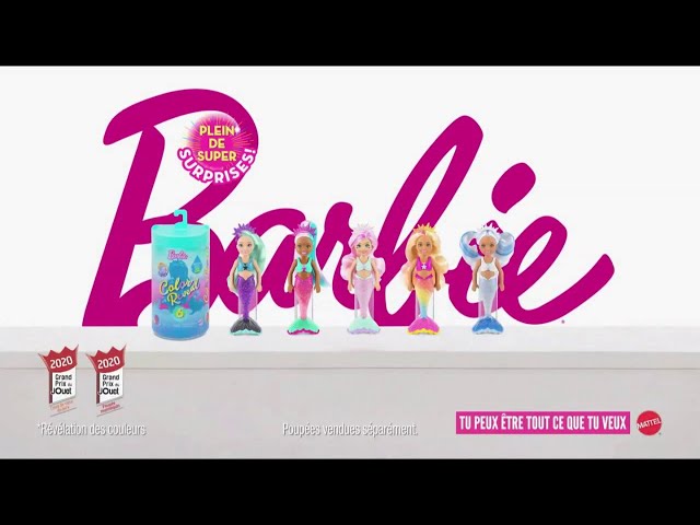 Pub Barbie & Chelsea Color Reveal Sirène Mattel novembre 2020 - barbie chelsea color reveal sirene mattel