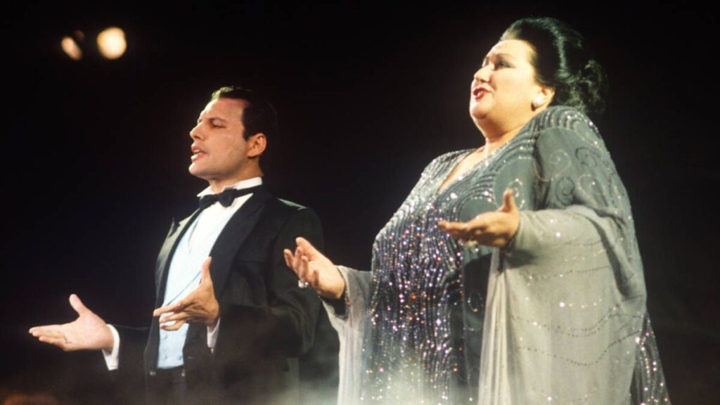 1987 : Freddie Mercury chanteur d'Opéra avec Montserrat Caballé "Barcelona" - barcelona