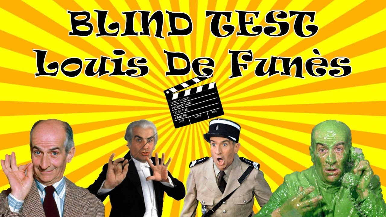 Blind Test special Louis De Funès. Devinez le titre du film en écoutant la musique.