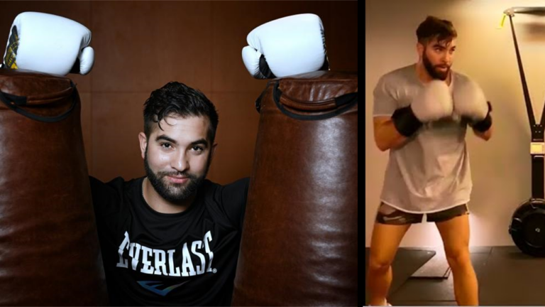 Kendji Girac : Entraînement intensif pour le téléfilm "Champion" dans lequel il incarne un boxeur. - boixe 1