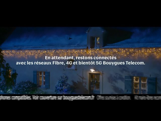 Pub Bouygues Telecom Noël Fibre 4G et bientôt 5G novembre 2020 - bouygues telecom noel fibre 4g et bientot 5g