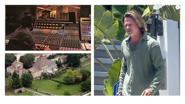 Brad Pitt redonne vie au mythique studio Miraval dans le Var qui a vu passer AC/DC, Cure, Muse, Sting, Pink Floyd ! - brad piutt