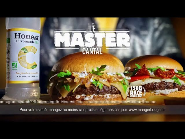 Pub Burger King Master Cantal & Master Chèvre septembre 2020 - burger king master cantal master chevre