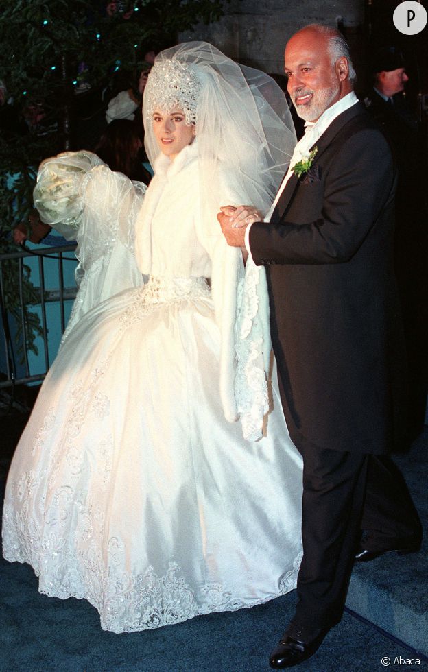 Diaporama de Céline Dion en mariée. C'était le 19 décembre 1994 - c9 1