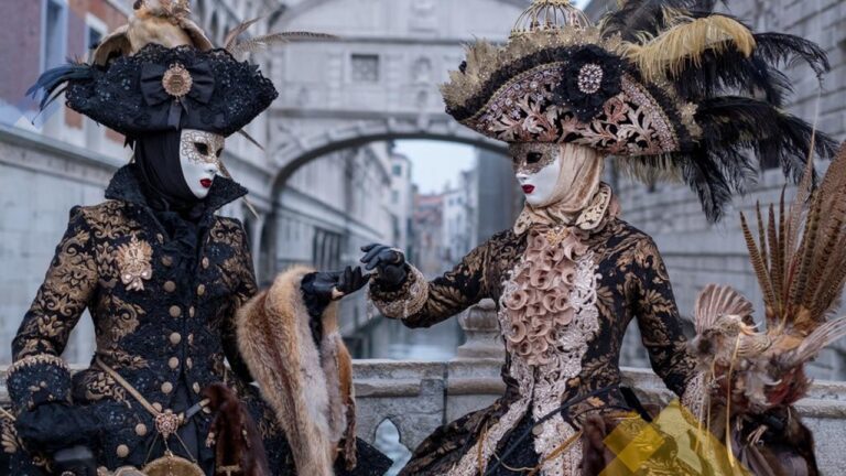 Vidéo musicale du Carnaval de Venise qui s'est terminé le 21 février. - carnaval