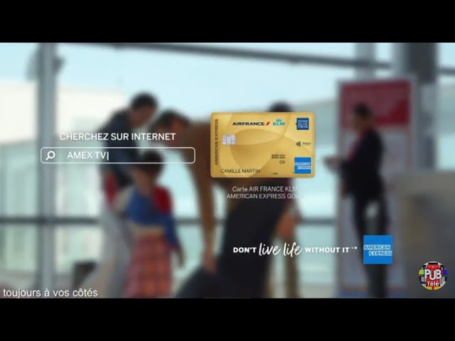 Pub carte Air France KLM American Express Gold juin 2022 - carte air france klm american express gold