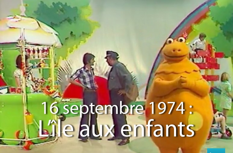 Souvenir : Première émission de Casimir sur l&rsquo;île aux enfants (16/09/1974)