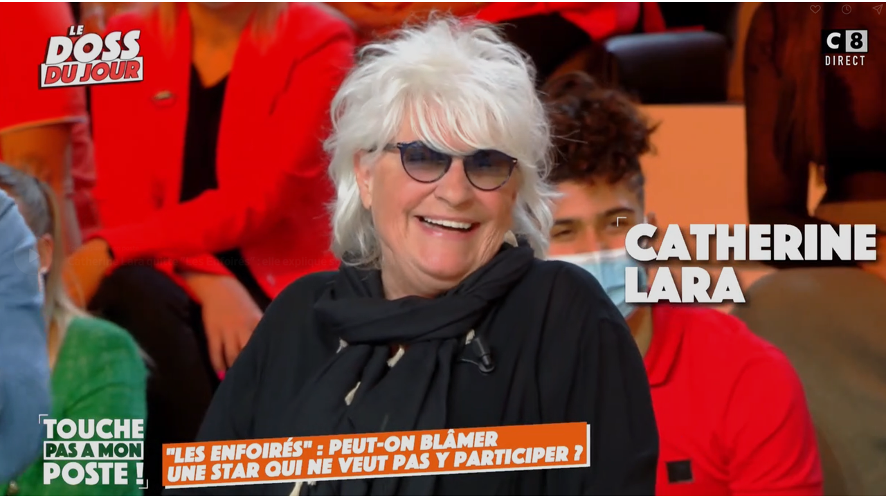 TPMP: Réécoutez les déclarations de Catherine Lara sur « Les Enfoirés »