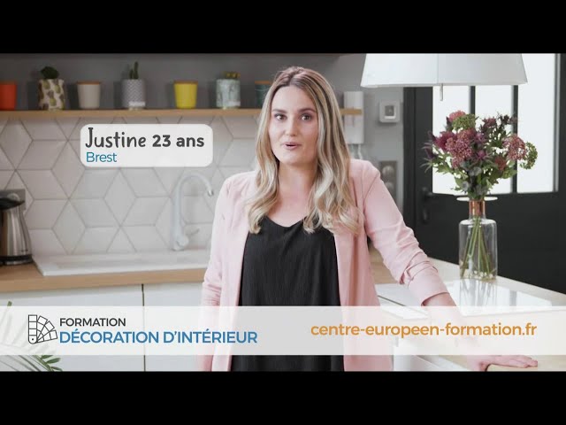 Pub Centre Européen de Formation (Justine - Conseillère Déco) février 2020 - centre europeen de formation justine conseillere deco
