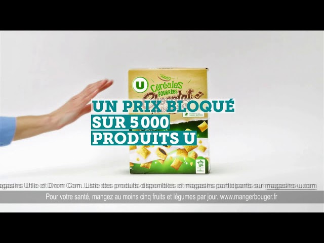 Pub Céréales U - un prix bloqué sur 5000 produits U juin 2020 - cereales u un prix bloque sur 5000 produits u