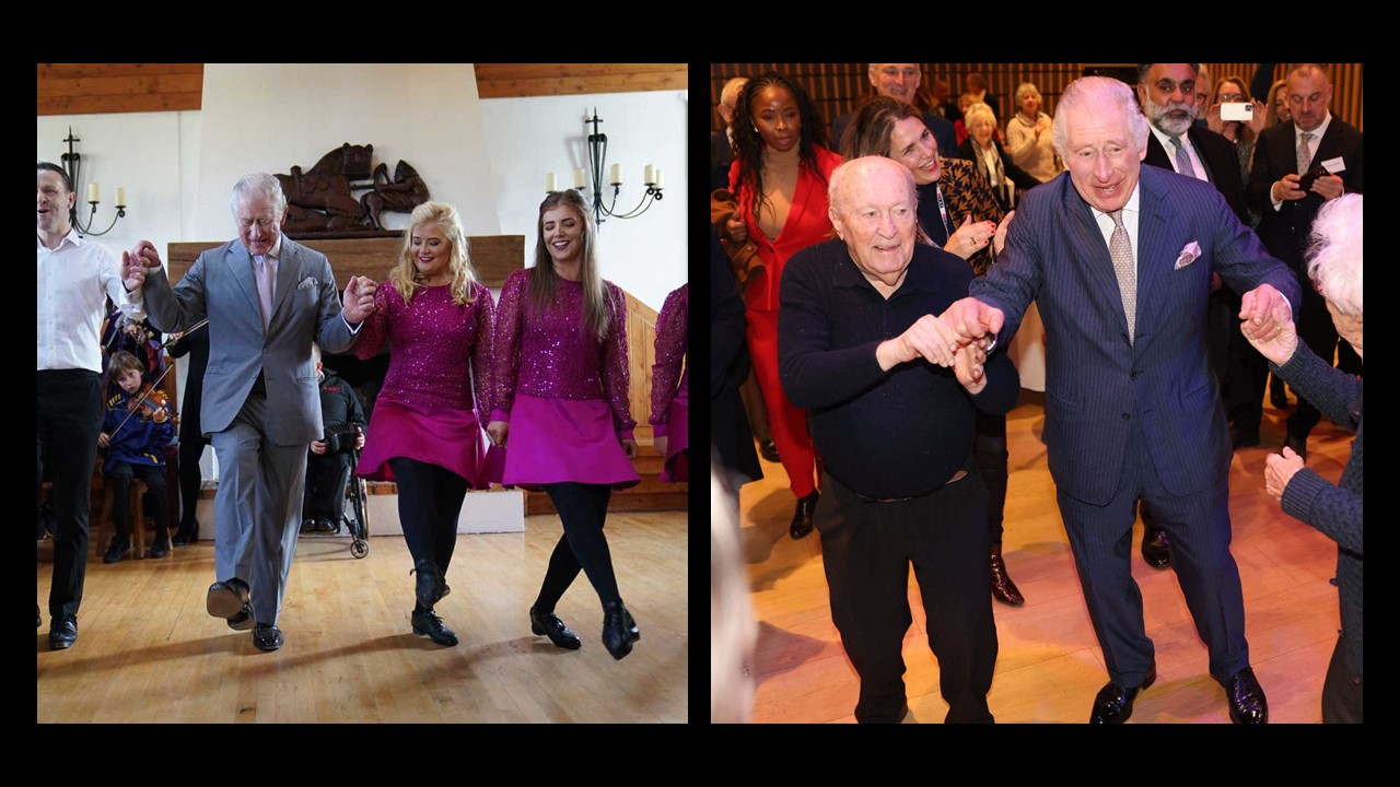 Quand Charles III s&rsquo;éclate en dansant…