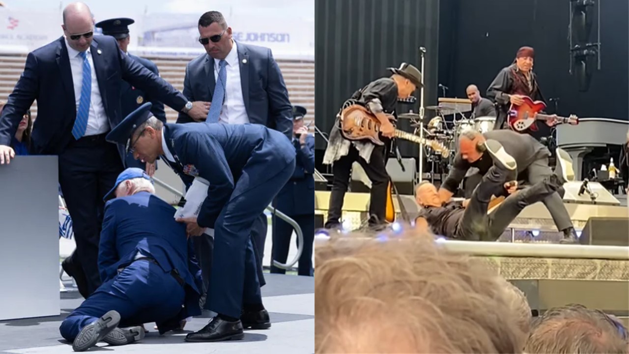 La plus belle cabriole du moment : Joe Biden ou Bruce Springsteen ?