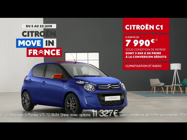 Musique de Pub Citroën C1 - Move in France juin 2020 - Siblings - Gush - citroen c1 move in france