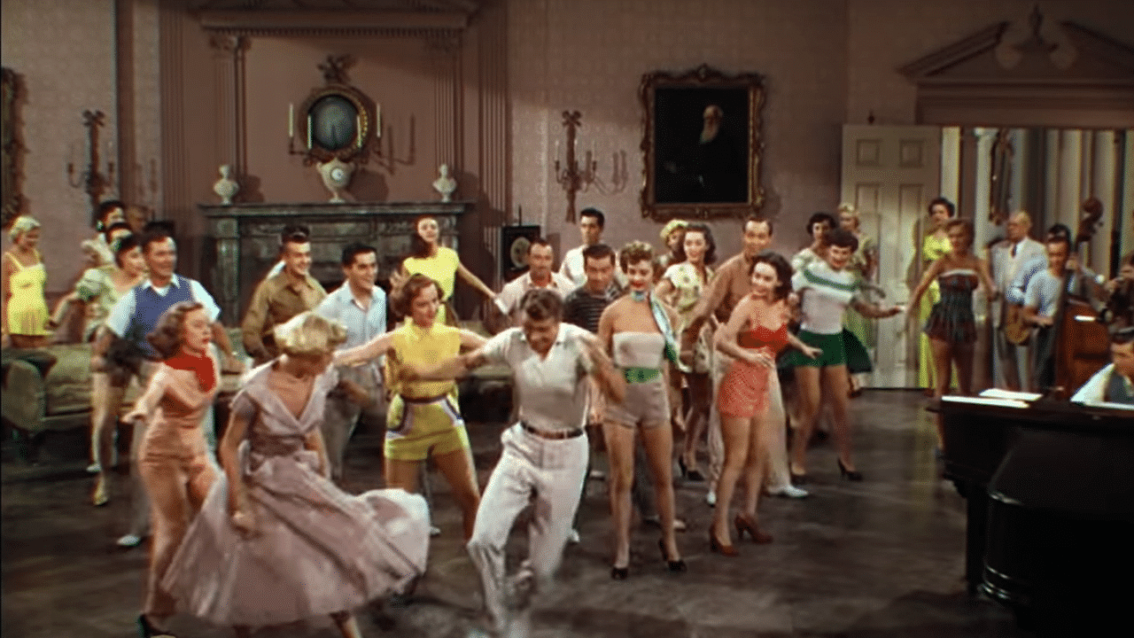 Une scène de danse et claquettes extraite du film « Tea For Two » (1950)