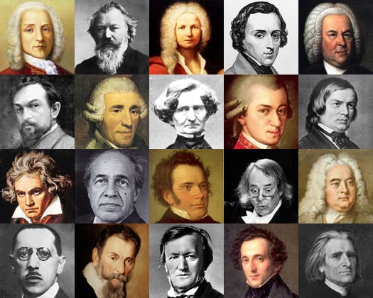 20 compositeurs et leurs œuvres les plus connues en 3'25... - classica