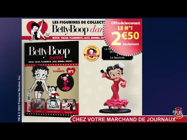 Pub collection Betty Boop danse - n°1 Hachette février 2022 - collection betty boop danse n1 hachette
