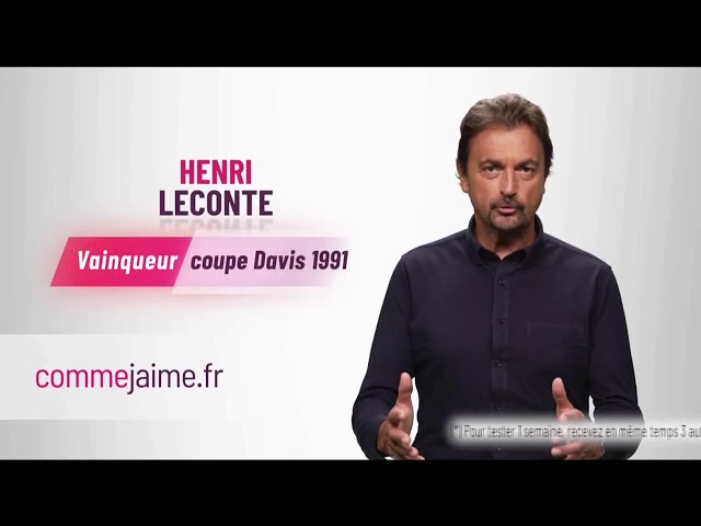 Pub Comme J'aime (Henri Leconte) janvier 2020 - comme jaime henri leconte 2