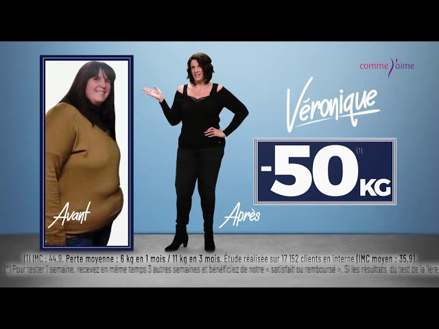 Pub Comme J'aime pendant 1 an Véronique -50 kg février 2020 - comme jaime pendant 1 an veronique 50 kg
