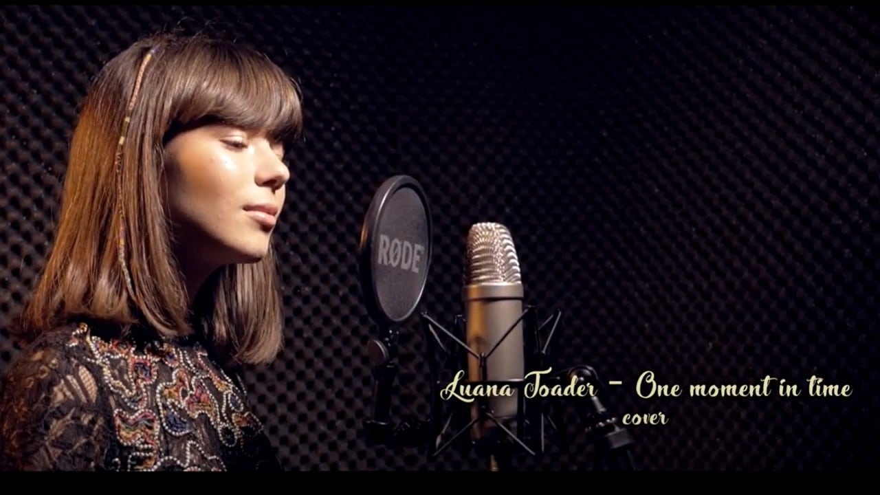 Cover : « One moment in Time » de Whitney Houston par Luana Toader