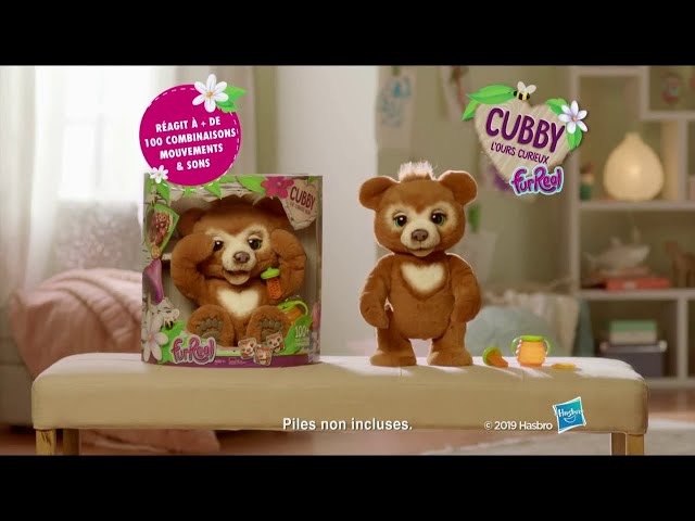 Pub Cubby l'ours curieux FurReal Hasbro novembre 2020 - cubby lours curieux furreal hasbro
